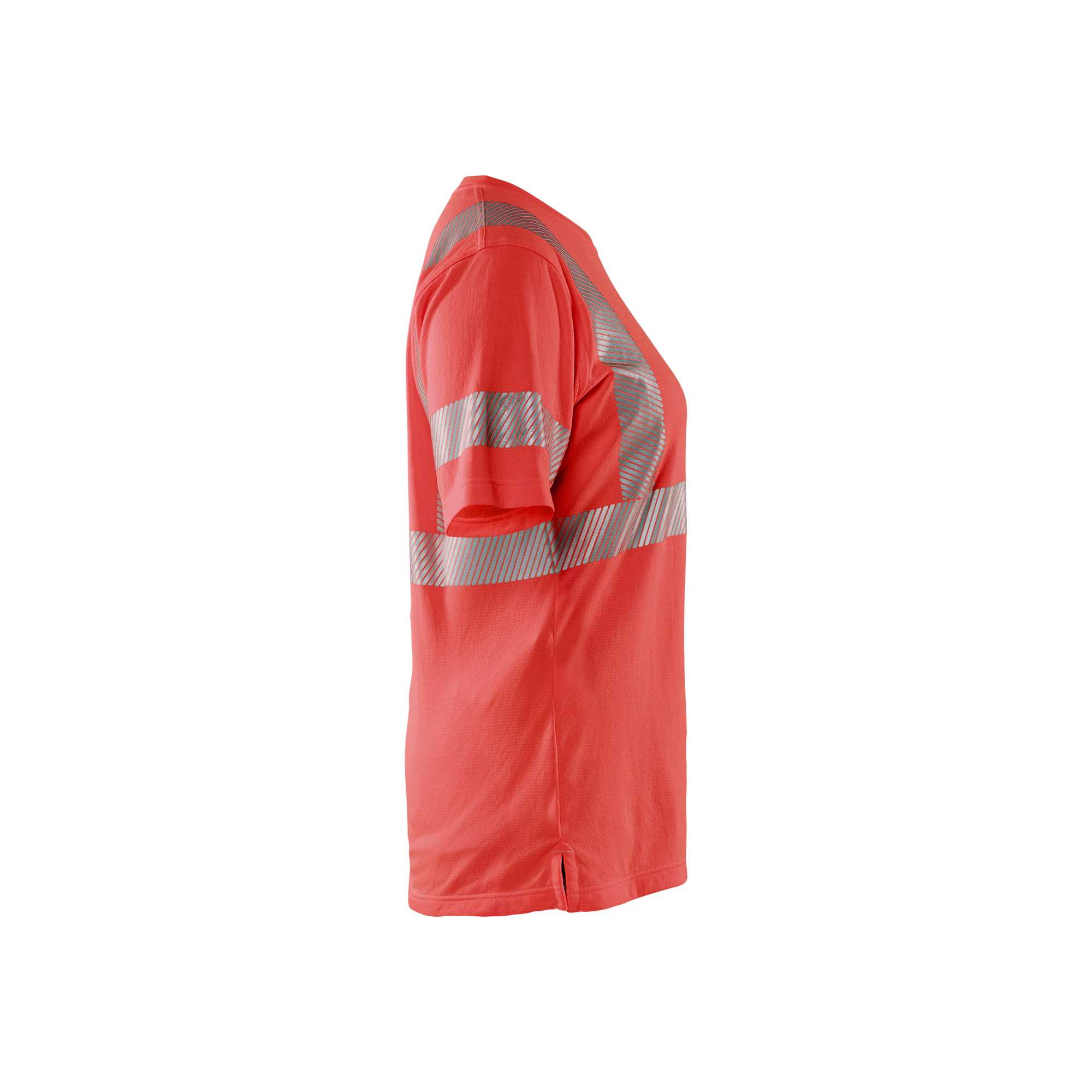 BLAKLADER 35022537 Women's Hi vis T shirt Hi Vis Reflective Short Sleeve Work T-Shirt WOMEN - 55% Polyester